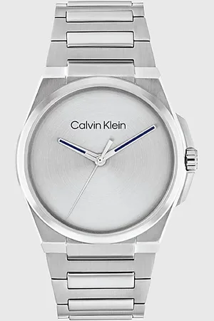 Calvin Klein Orologio con quadrante spazzolato e cinturino con maglie a H