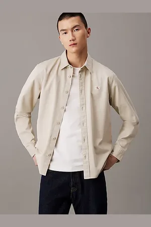 Calvin Klein Camicia in twill di cotone taglio relaxed