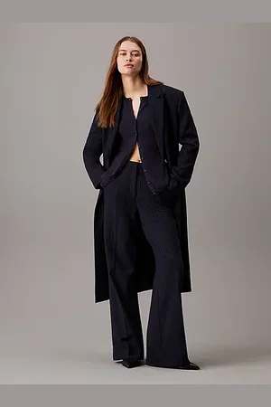 Calvin Klein Cappotto sartoriale oversize gessato