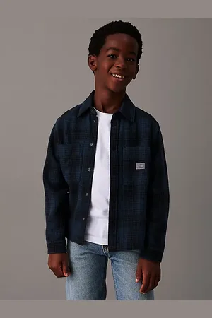 Calvin Klein Camicia a quadri testurizzata