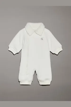 Calvin Klein Tuta da sci neonato in felpa Sherpa