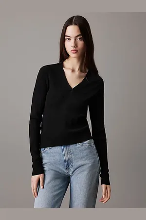 Calvin Klein Maglione morbido con scollo a V