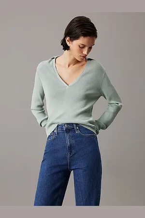 Calvin Klein Maglione morbido con scollo a V