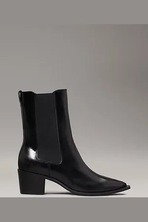 Calvin Klein Stivali da cowboy in pelle