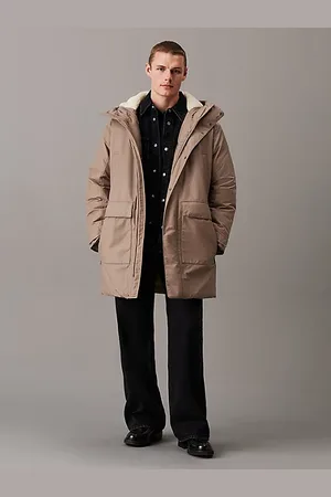 Calvin Klein Parka imbottito in misto cotone nylon