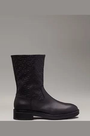 Calvin Klein Stivali in pelle con logo