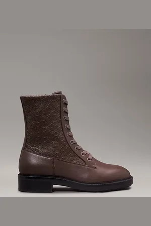 Calvin Klein Stivali in pelle con logo