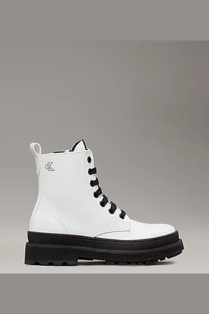 Calvin Klein Stivali stringati con zip bambino