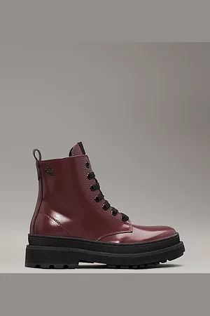 Calvin Klein Stivali stringati con zip bambino