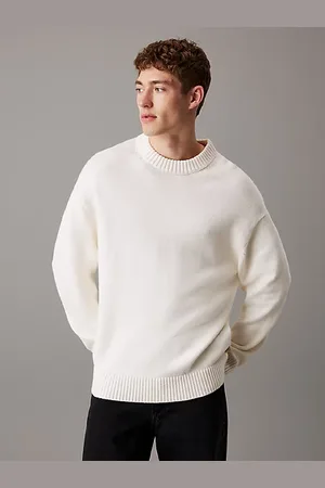 Calvin Klein Maglione misto cotone e lana oversize