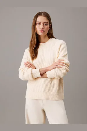 Calvin Klein Maglione a costine bouclé