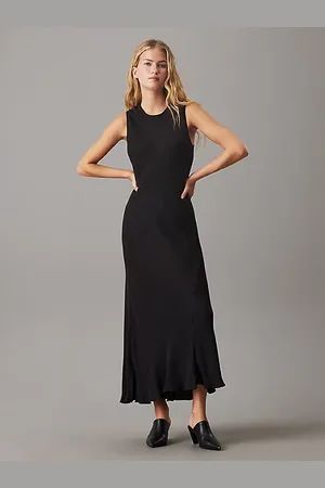 Calvin Klein Abito midi svasato slim
