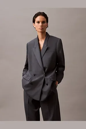Calvin Klein Blazer a doppiopetto in lana