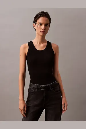 Calvin Klein Canotta di cotone a costine