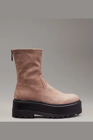 Calvin Klein Stivali platform in finto camoscio
