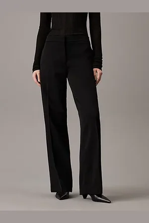 Calvin Klein Pantaloni smoking dritti in twill