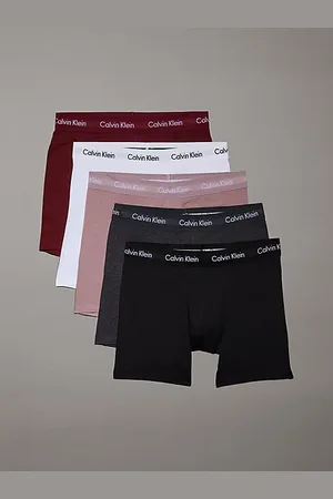 Calvin Klein Boxer aderenti lunghi in confezione da 5 - Cotton Stretch