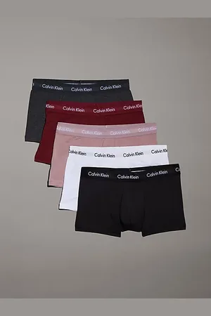 Calvin Klein Boxer aderenti a vita bassa in confezione da 5 - Cotton Stretch