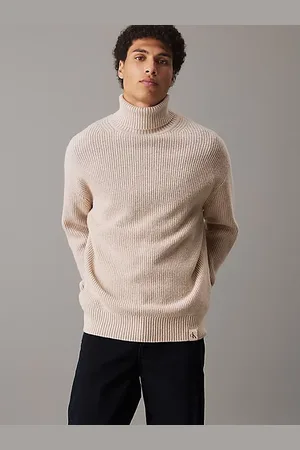 Calvin Klein Maglione a collo alto in misto lana