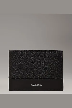 Calvin Klein Portafoglio a tre ante in pelle