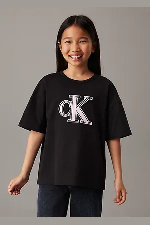 Calvin Klein T-shirt con logo taglio squadrato