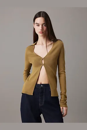 Calvin Klein Cardigan di maglia elasticizzata slim