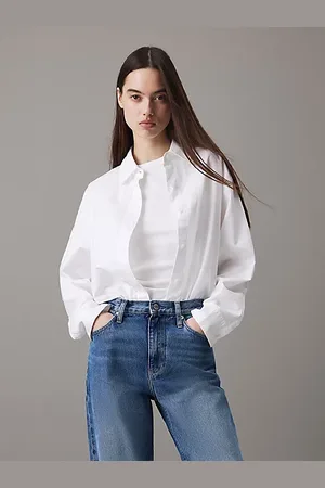Calvin Klein Camicia di cotone Oxford taglio relaxed