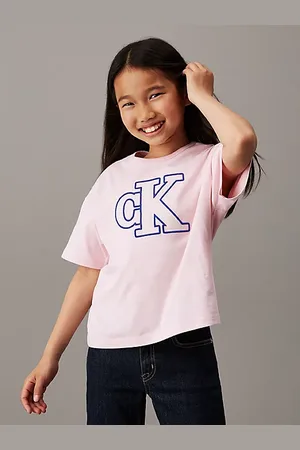 Calvin Klein T-shirt con logo taglio squadrato