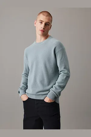 Calvin Klein Maglione in maglia testurizzata di cotone