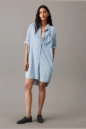 Calvin Klein Abito chemisier in taglio relaxed