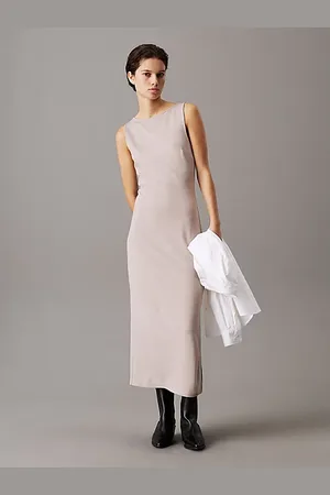 Calvin Klein Abito in jersey Milano con cut out