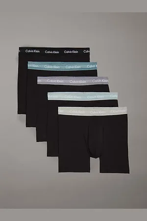 Calvin Klein Boxer aderenti lunghi in confezione da 5 - Cotton Stretch