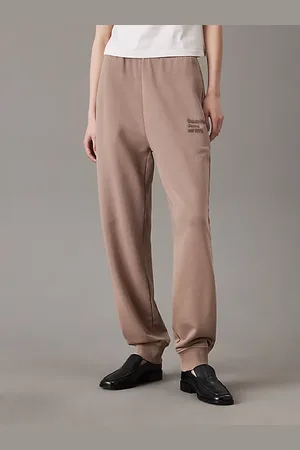 Calvin Klein Pantaloni da tuta in spugna di cotone lavata