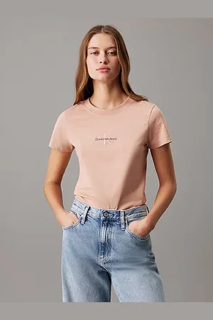 Calvin Klein T-shirt con monogramma slim