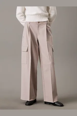 Calvin Klein Pantaloni cargo sartoriali taglio relaxed