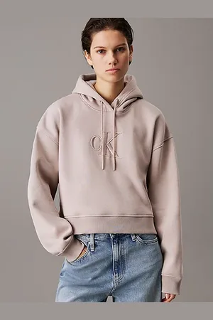 Calvin Klein Felpa con cappuccio Monogram taglio relaxed