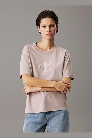 Calvin Klein T-shirt con monogramma dal taglio relaxed
