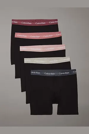 Calvin Klein Boxer aderenti lunghi in confezione da 5 - Cotton Stretch