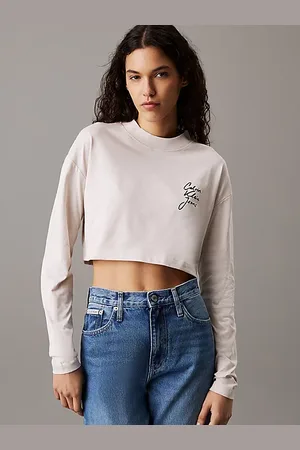 Calvin Klein T-shirt corta a maniche lunghe