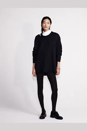 Calvin Klein Maglione in lana merino lavorazione a maglia intrecciata taglio relaxed