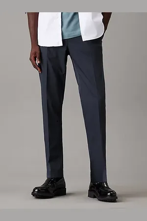 Calvin Klein Pantaloni in twill slim affusolati