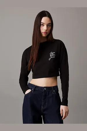 Calvin Klein T-shirt corta a maniche lunghe
