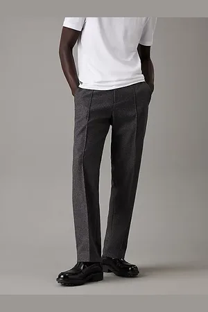 Calvin Klein Pantaloni dritti in lana Melton