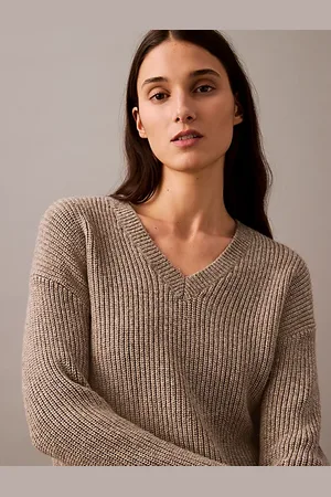 Calvin Klein Maglione con scollo a V in lana