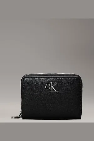 Calvin Klein Portafoglio con zip integrale e logo