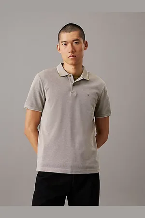 Calvin Klein Polo bicolore Oxford