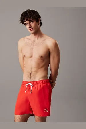 Calvin Klein Pantaloncini da bagno con cordoncino medio - CK Monogram