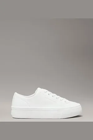 Calvin Klein Sneaker con plateau in pelle