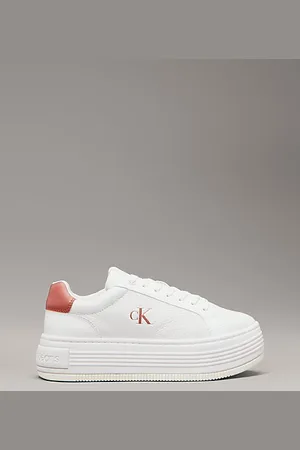 Calvin Klein Sneaker con plateau in pelle