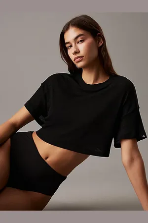 Calvin Klein T-shirt da spiaggia in jersey corta